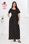 Purvi Nighty Vol 1 By Ganpati Cotton Printed Night Wear Nighty Wholesale Price In Surat